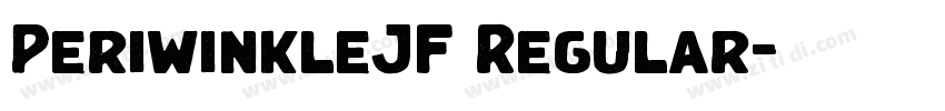 PeriwinkleJF Regular字体转换